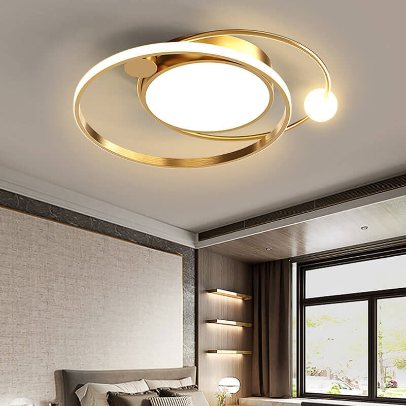 Nordic Round Circle LED Deckenleuchte bündig montiert