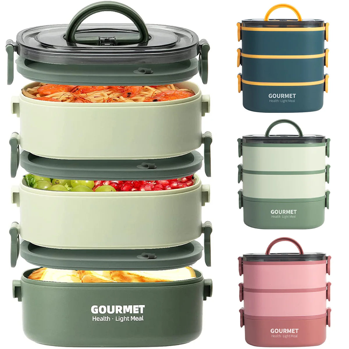 GourmetStack™ – Stapelbare Lunchbox