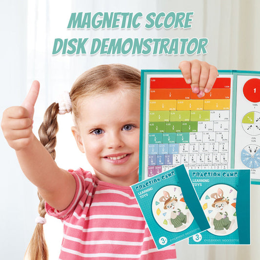 MatheKid™ - Magnetic Fraction Educational Puzzle - Lernen Sie Mathe auf spielerische Art!