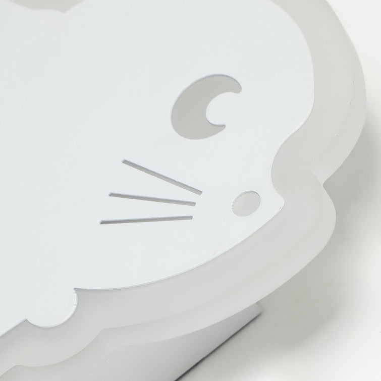 Moderne Schlichtheit Cartoon Katze Eisen Acryl LED Wandlampe für Schlafzimmer