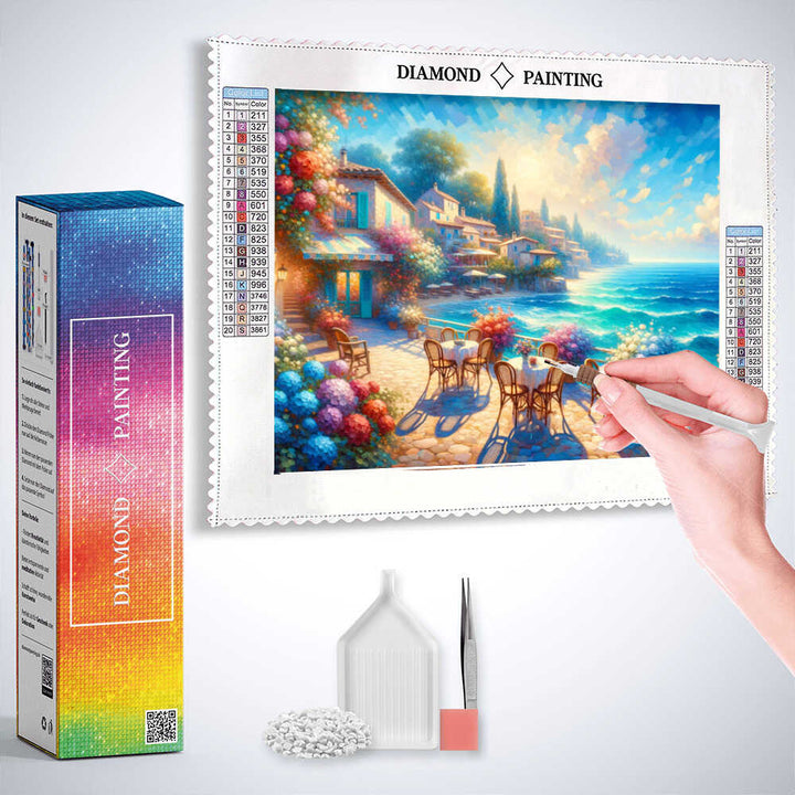 2+1 gratis! |  Diamond Painting - Meeresterasse