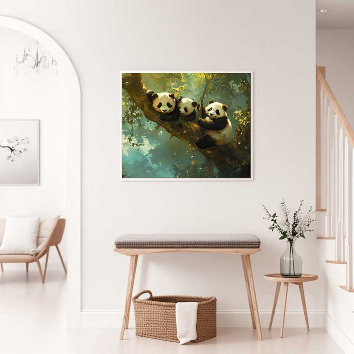 2+1 gratis! |  Diamond Painting - Harmonische Pandas