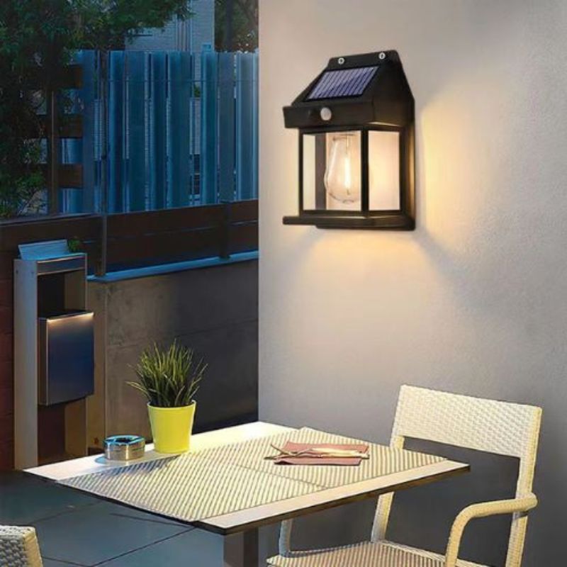 SunLamp | Sonnen-Wandlampe | Nachhaltig und Wetterfest | Beleuchte Deinen Außenbereich