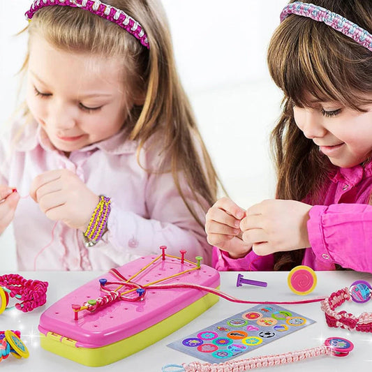 KreativKidz DIY Handstrick-Set – Fördern Sie Kreativität und Geschicklichkeit Ihrer Kinder!