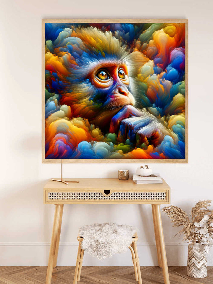 2+1 gratis! |  Diamond Painting - Affe, Tinking of