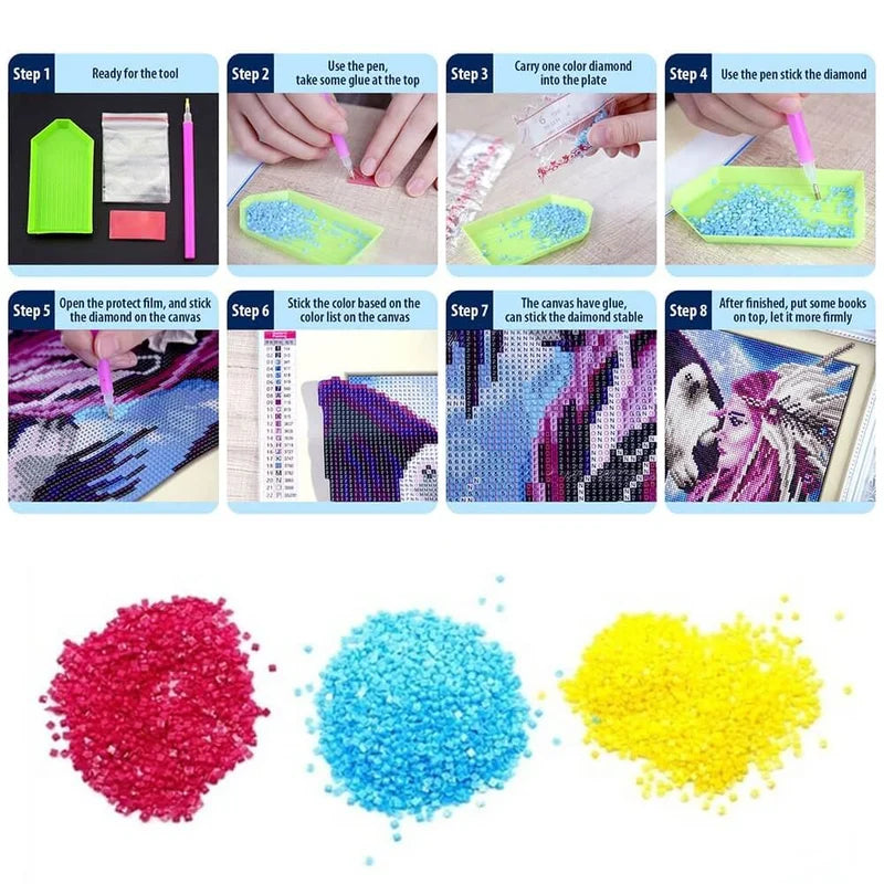 DazzleCraft -  DIY-Diamant-Untersetzer | 50% RABATT