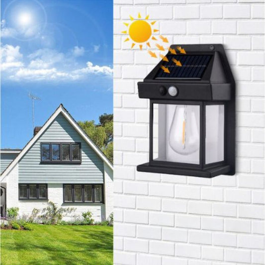 SunLamp | Sonnen-Wandlampe | Nachhaltig und Wetterfest | Beleuchte Deinen Außenbereich