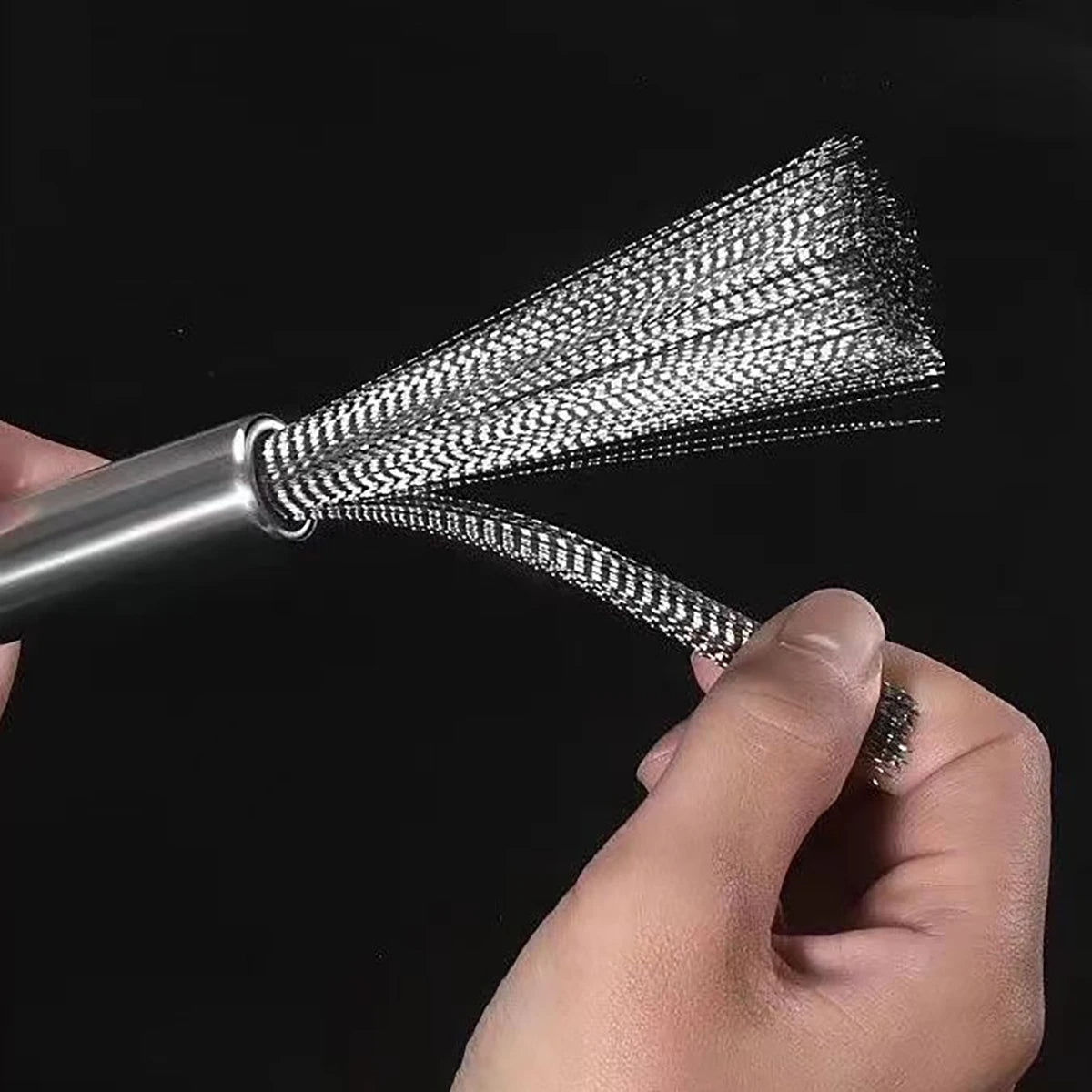 CleanPro™ - Edelstahl-Pfannenbürste mit Langem Griff [50% Rabatt ]