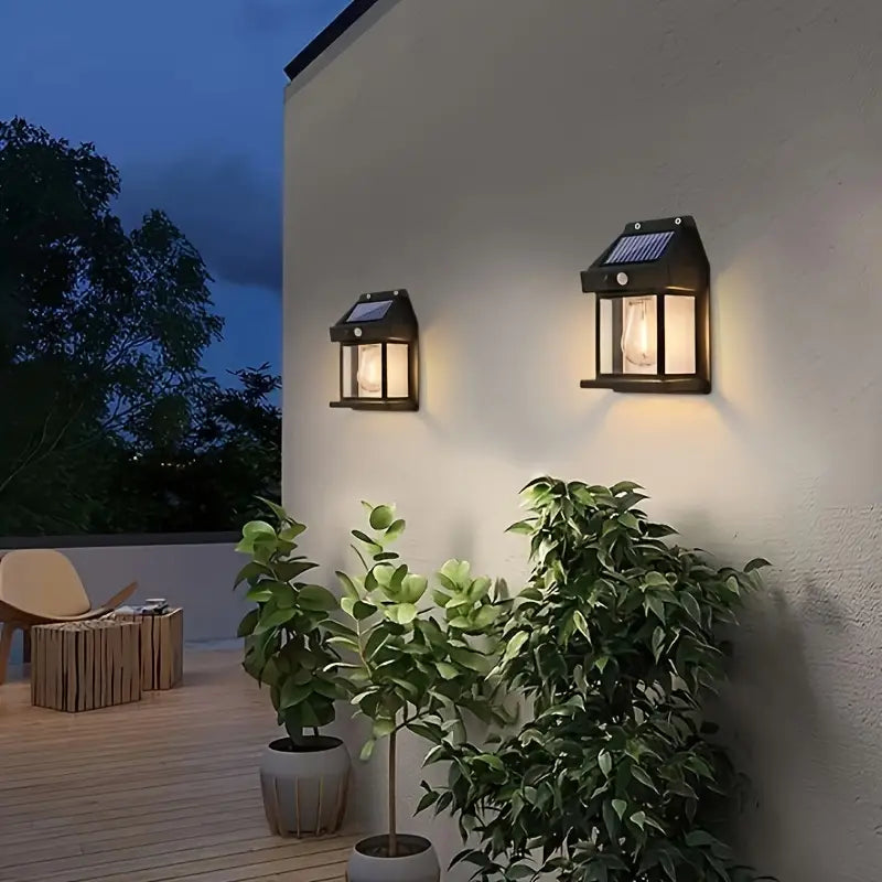 Moderne und Luxus Wasserdichte Wandleuchte | SolarLuxe