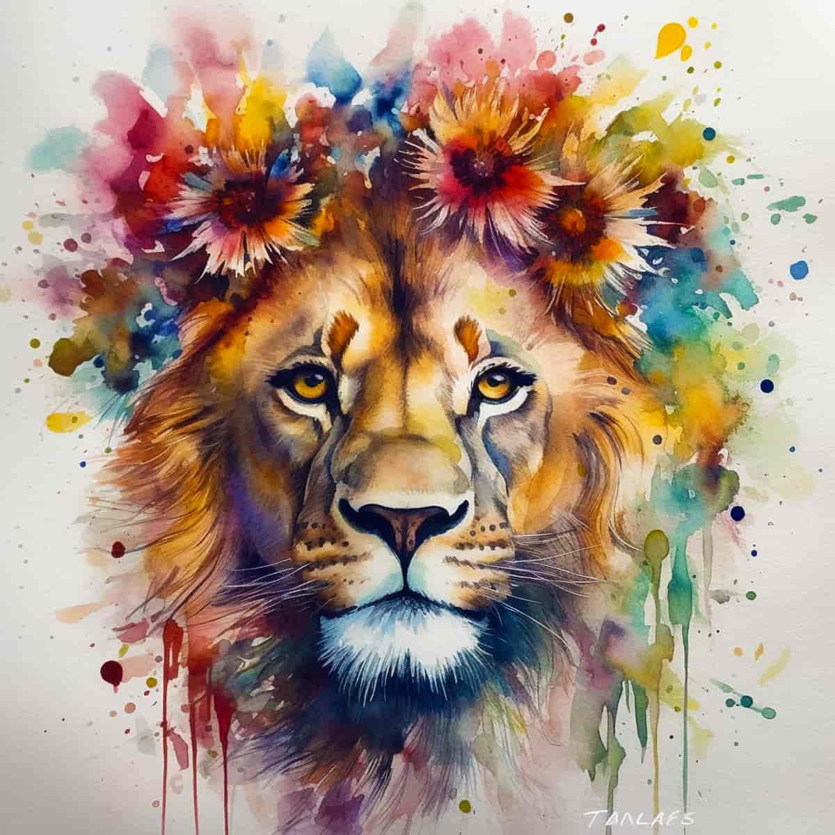 2+1 gratis! |  Diamond Painting - König der Tiere