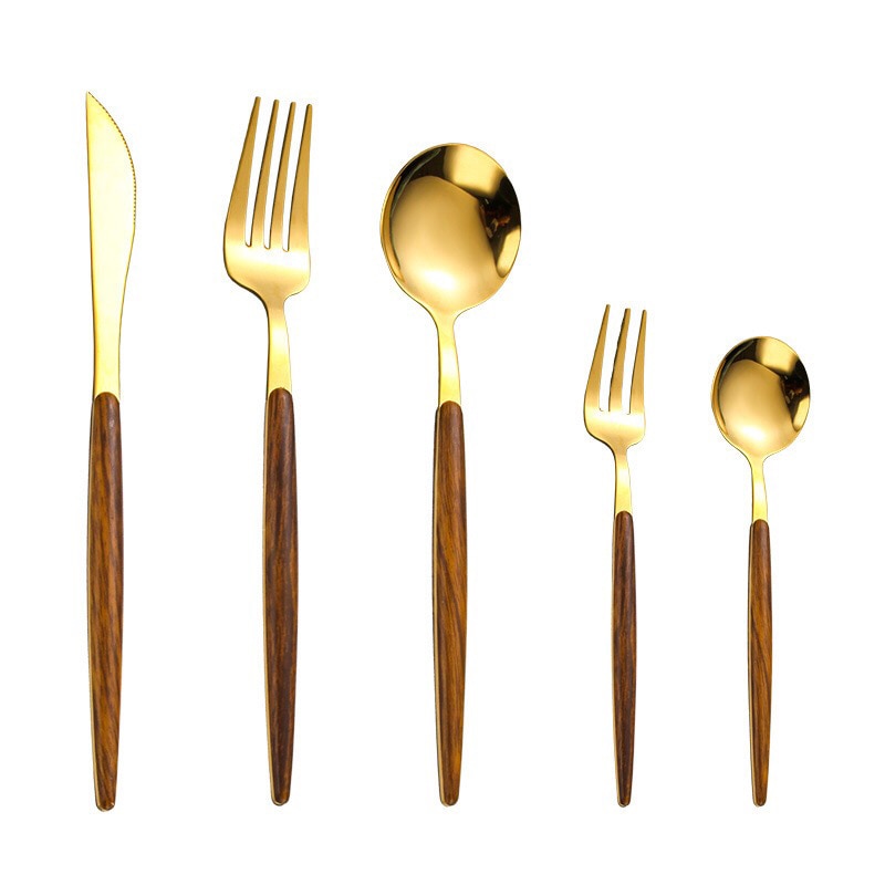 Passions - Holzgriff-Besteck-Set