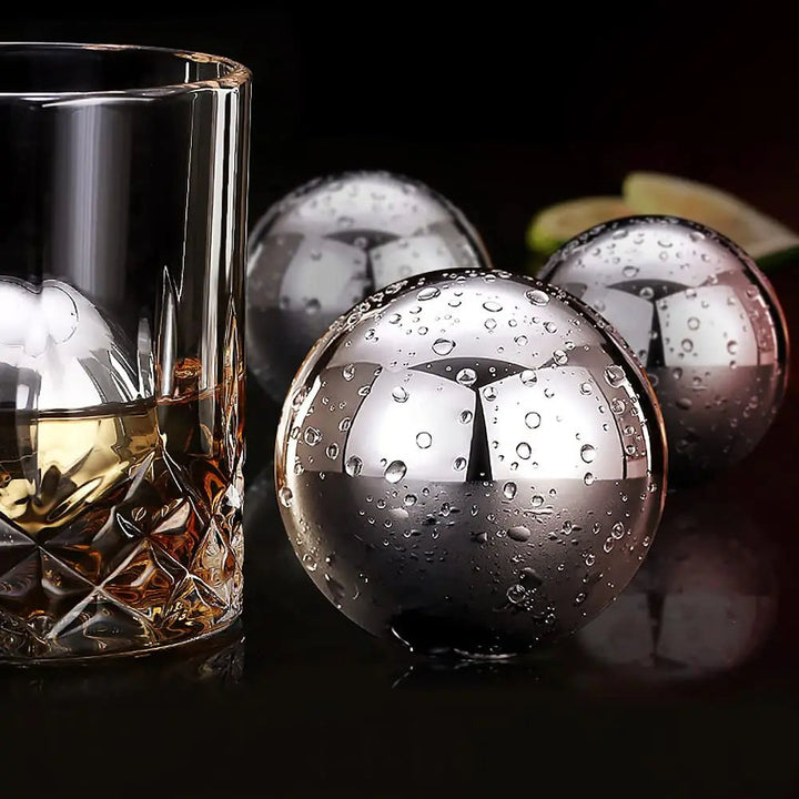 ChillSphere™ – Whiskey Balls Edelstahl-Eiswürfel