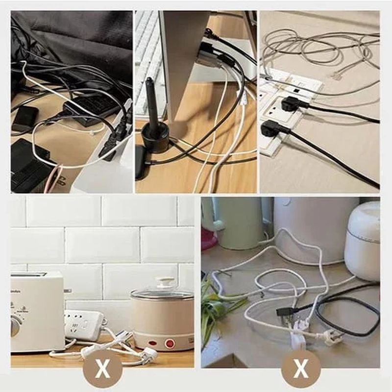 50% RABAT | CordCraft™ | Eleganter Kabel-Organisator für die Küche  [Rabat på sidste dag]