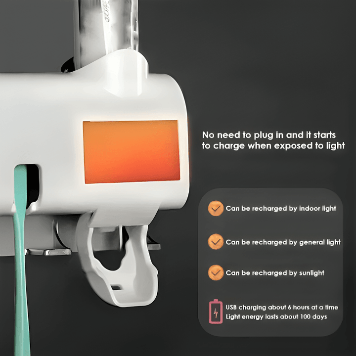 Smarte UV Zahnbürstenhalter