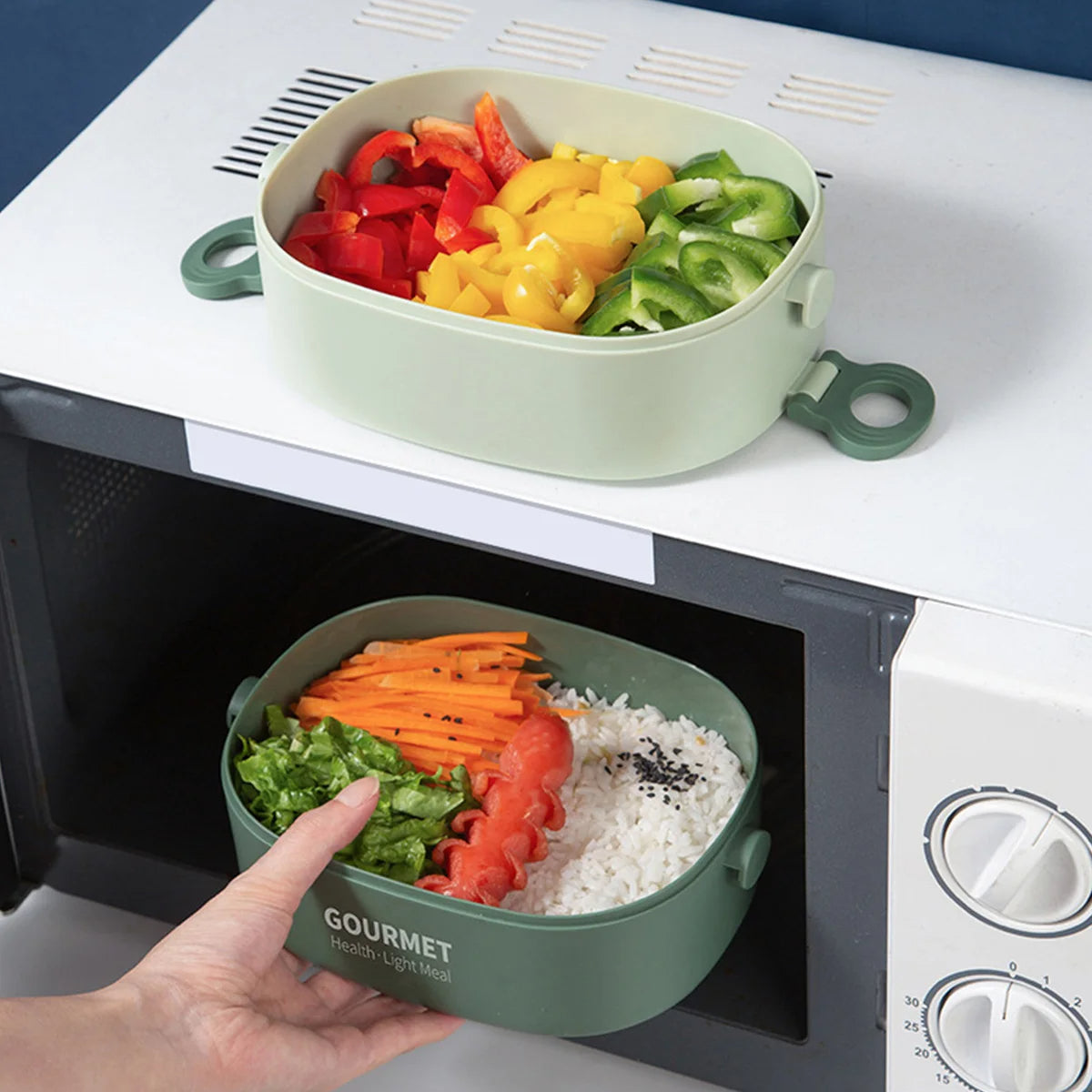 GourmetStack™ – Stapelbare Lunchbox