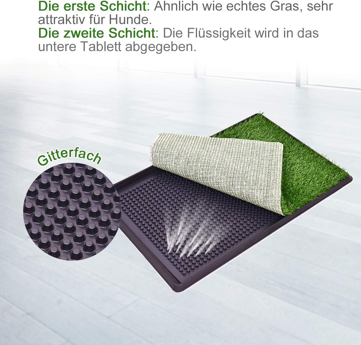 PawEase - Hundetöpfchentraining Grasmatte | 50% RABATT