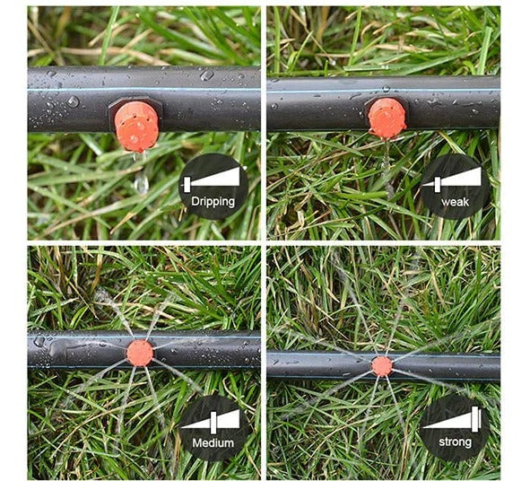 Aquaflow - Einstellbarer Bewässerungsregner mit 4 verschiedenen Bewässerungsmodi