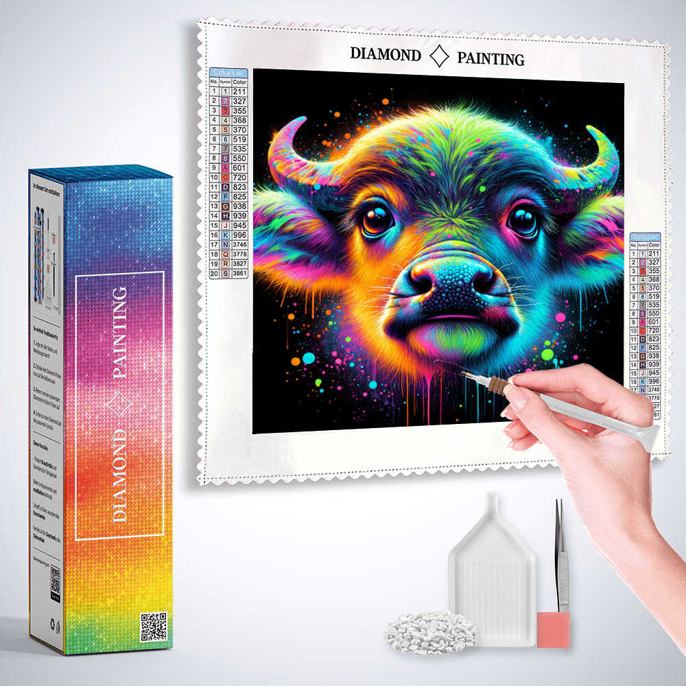 2+1 gratis! |  Diamond Painting - Kosmisches Farbspiel