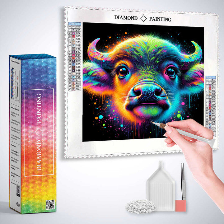 2+1 gratis! |  Diamond Painting - Kosmisches Farbspiel