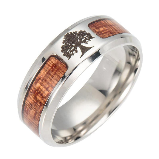 Yggdrasil-Ring - Edelstahl