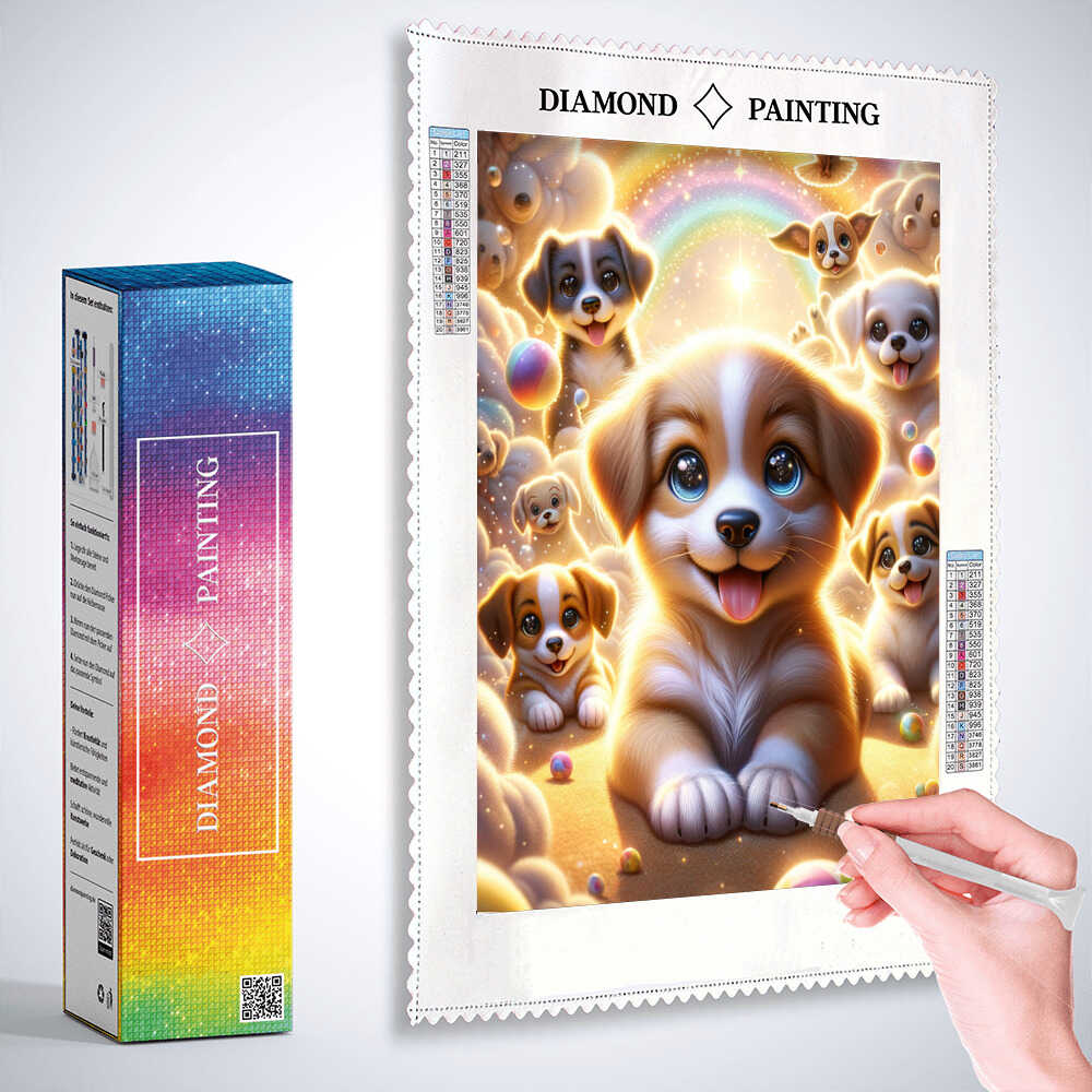 2+1 gratis! |  Diamond Painting - Hundetraum