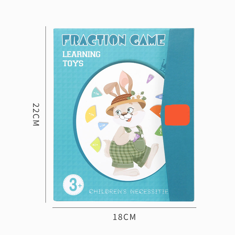 MatheKid™ - Magnetic Fraction Educational Puzzle - Lernen Sie Mathe auf spielerische Art!