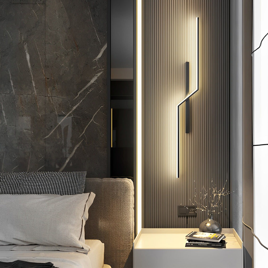Lines Kreative LED Moderne Minimalistische Wandlampe Dekorative Wandleuchten Beleuchtung