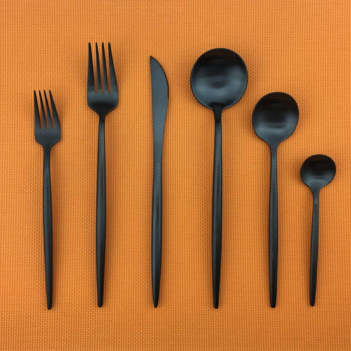 NIA - minimalistisches, luxuriöses 36-teiliges Besteckset - Besteck