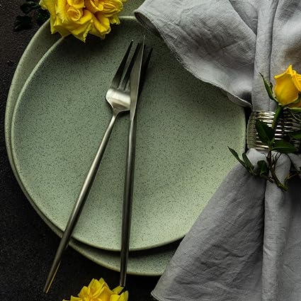 NIA - minimalistisches, luxuriöses 36-teiliges Besteckset - Besteck