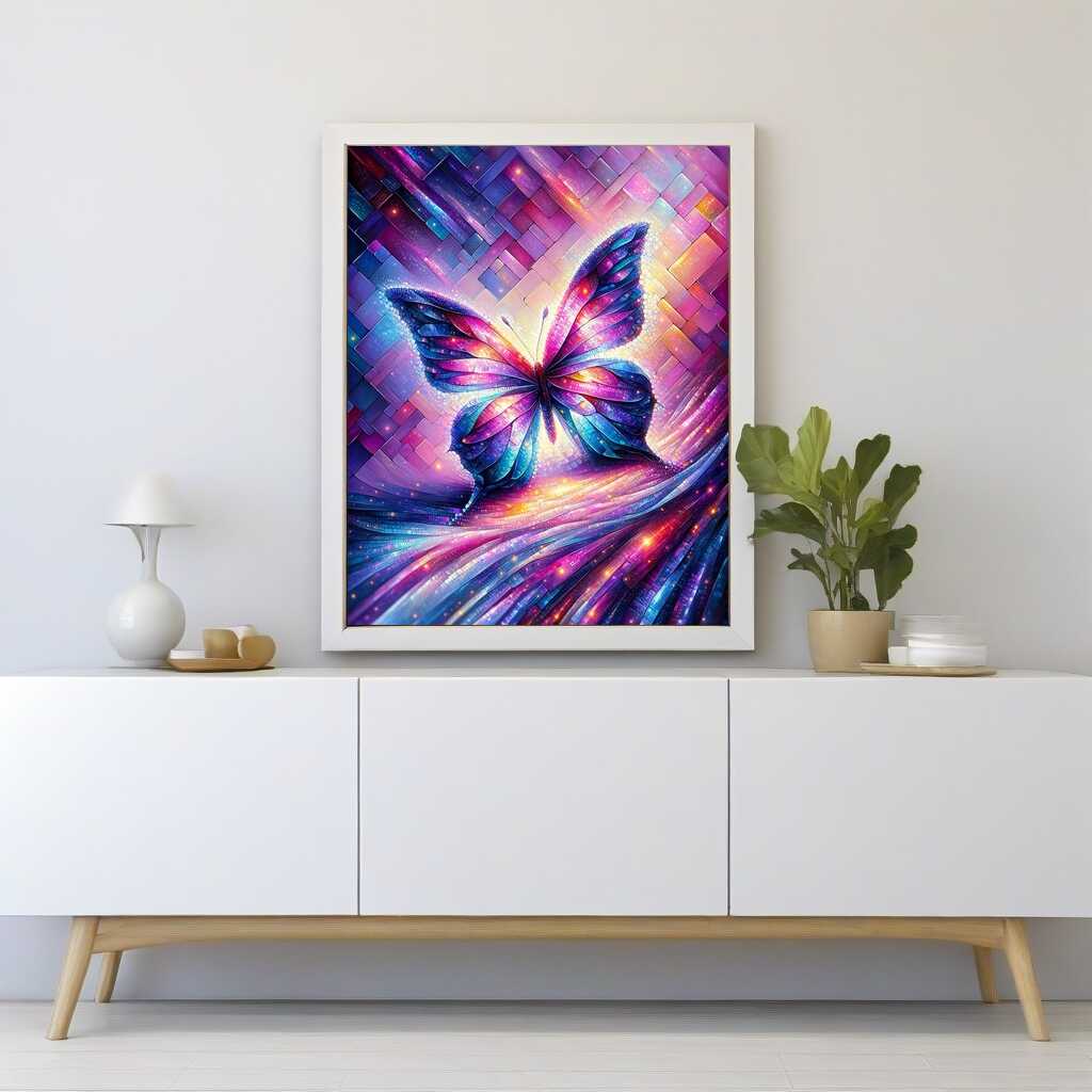 2+1 gratis! |  Diamond Painting - Schmetterling Farbmix