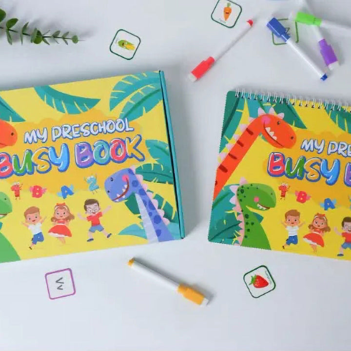 Vorschule beschäftigt Buch