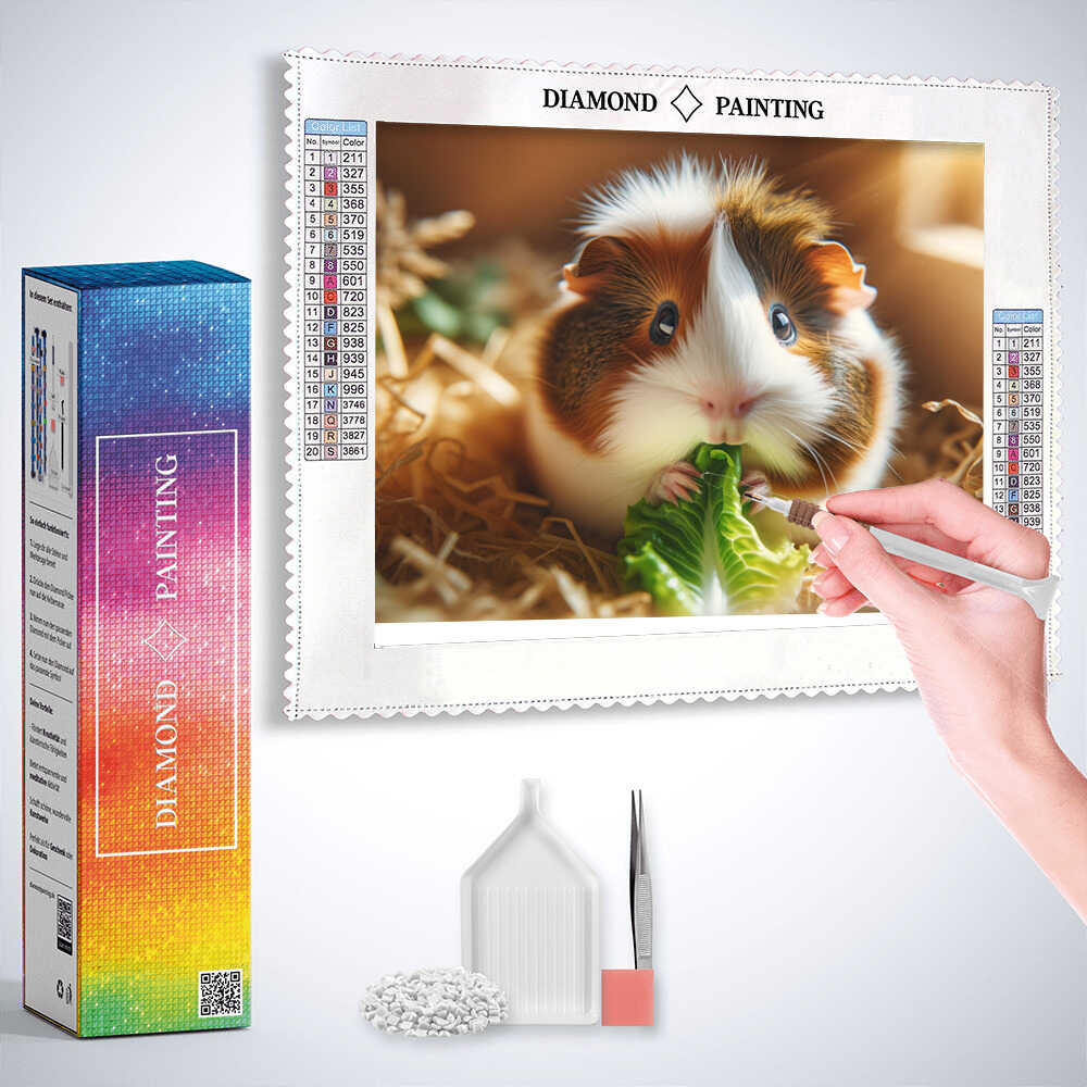 2+1 gratis! |  Diamond Painting - Little sweet pig
