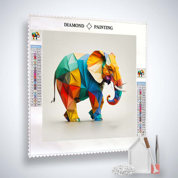2+1 gratis! |  Diamond Painting - Elefant Paperart