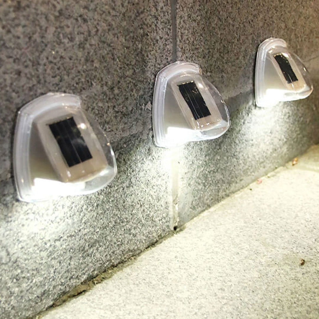 Außen Solar wasserdichte dreieckige LED Wand sconce Lampe