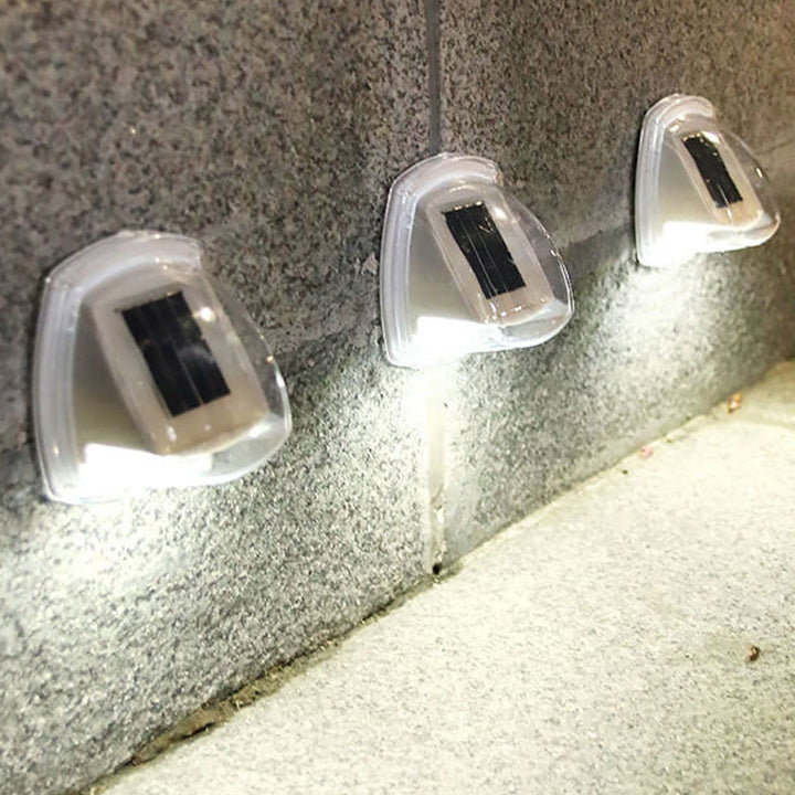 Außen Solar wasserdichte dreieckige LED Wand sconce Lampe