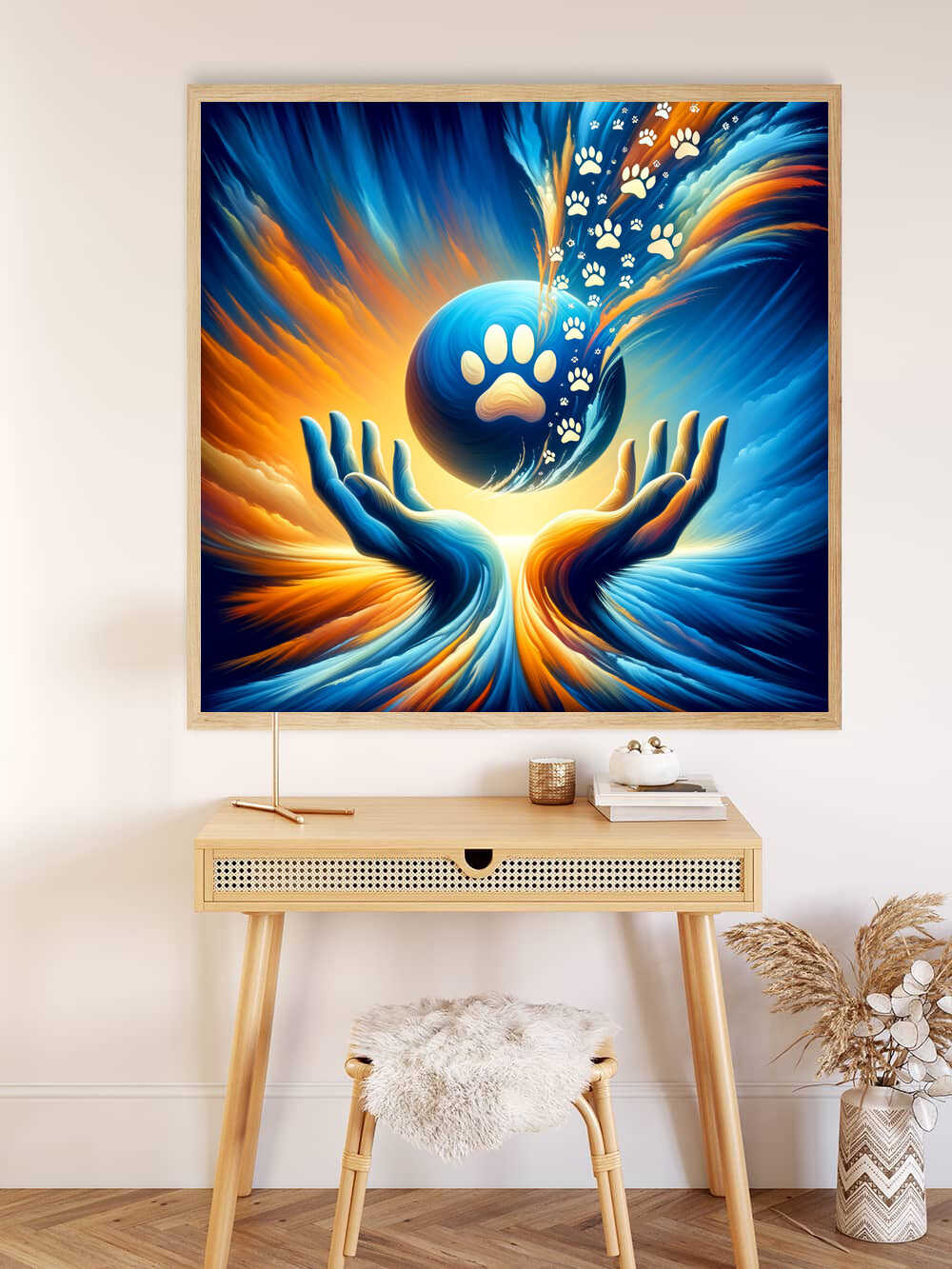 2+1 gratis! |  Diamond Painting - Hände Pfotenabdrücke