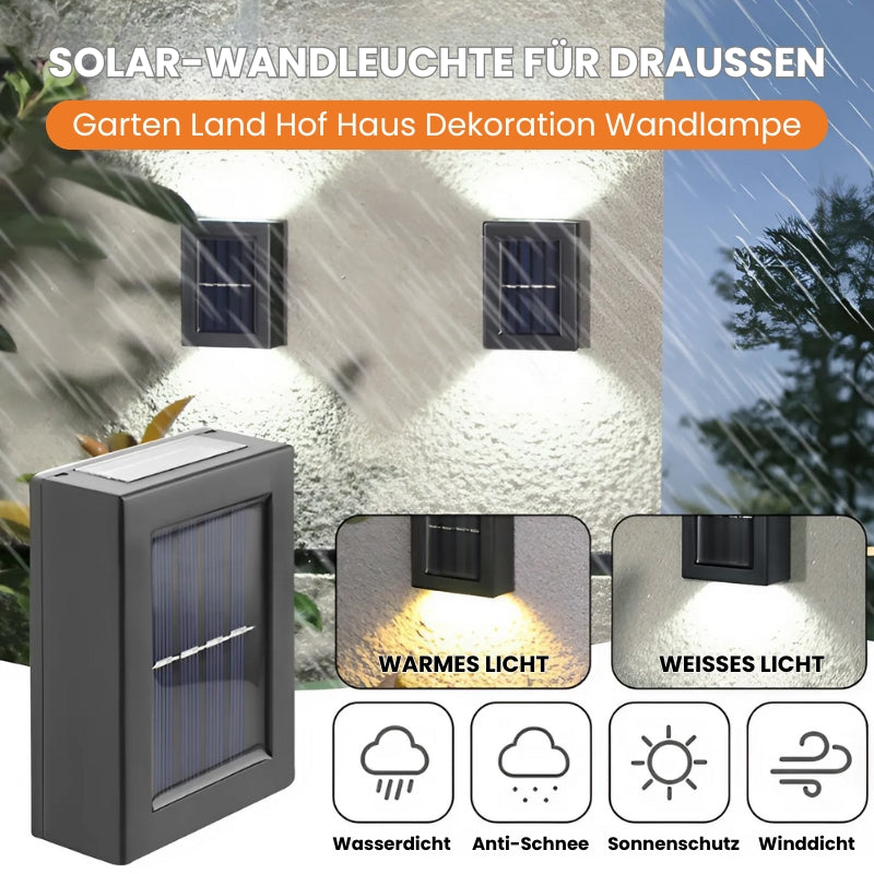 1+1 Gratis SolarPro - Solarlampe - Wasserdichte Lampen für den Garten