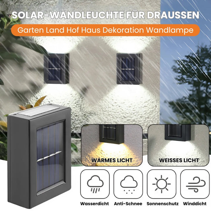 1+1 Gratis SolarPro - Solarlampe - Wasserdichte Lampen für den Garten