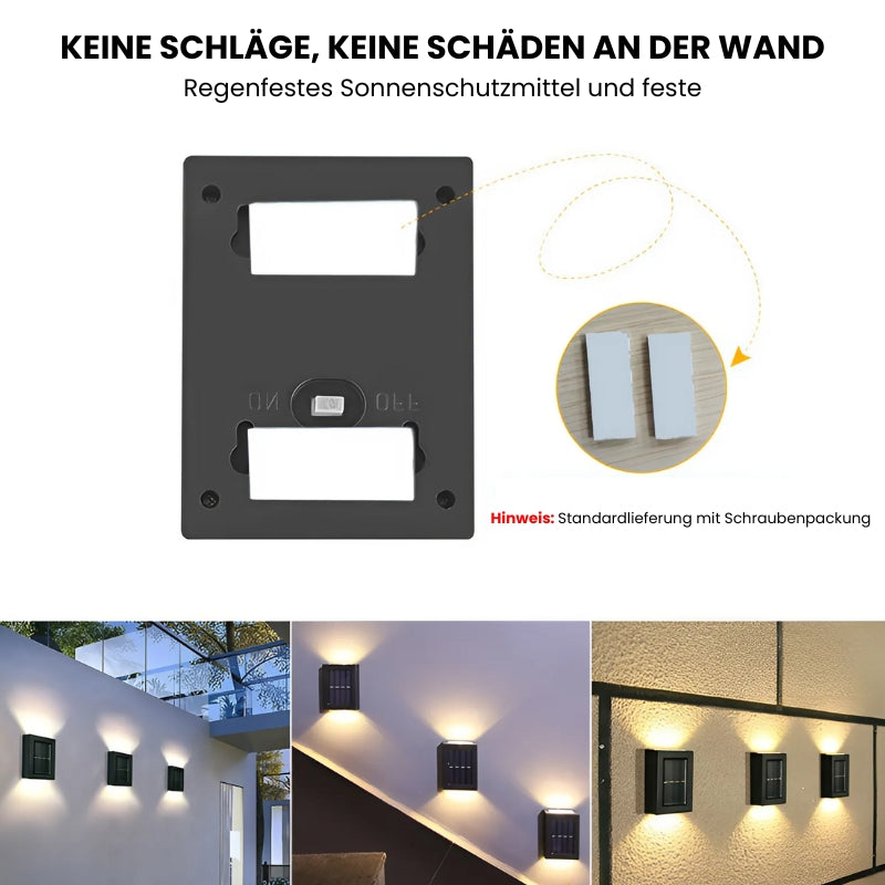 1+1 Gratis SolarPro - Solarlampe - Wasserdichte Lampen für den Garten