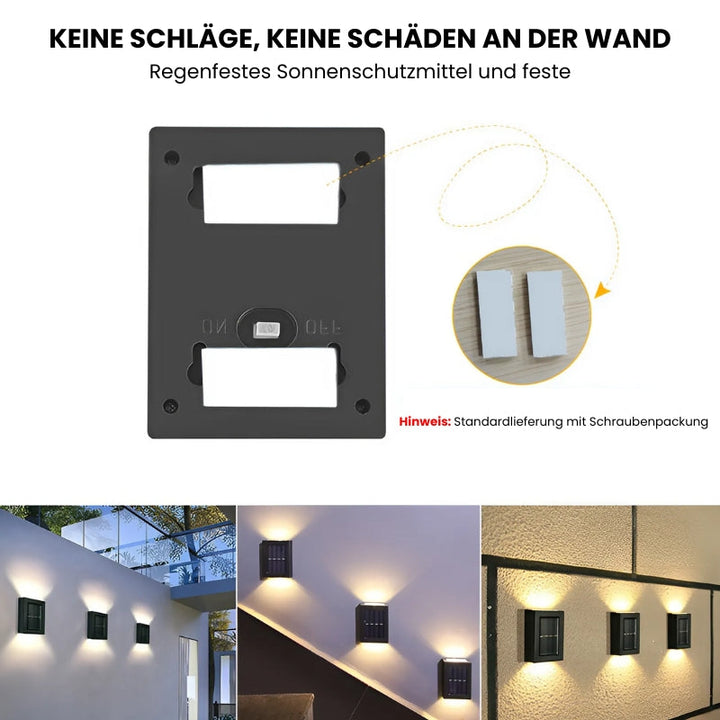 1+1 Gratis SolarPro - Solarlampe - Wasserdichte Lampen für den Garten
