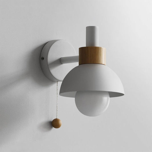 Licht - LED-Wandleuchte im Morandi-Stil aus nordischem Metall mit Schalter