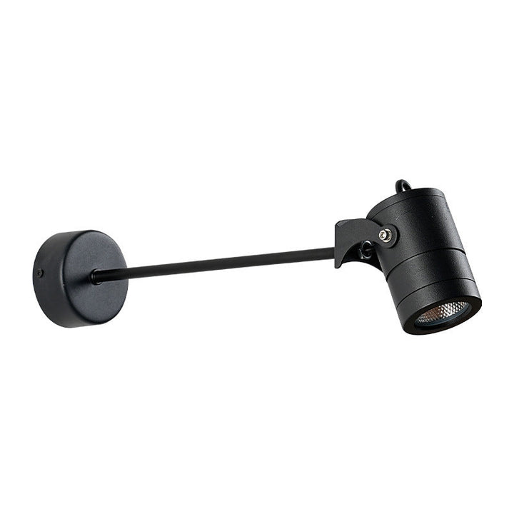 Moderne Einfachheit Wasserdicht Aluminium Eisen Verstellbare Zylinder Lange Stange LED Wandleuchte Lampe Für Außenpatio