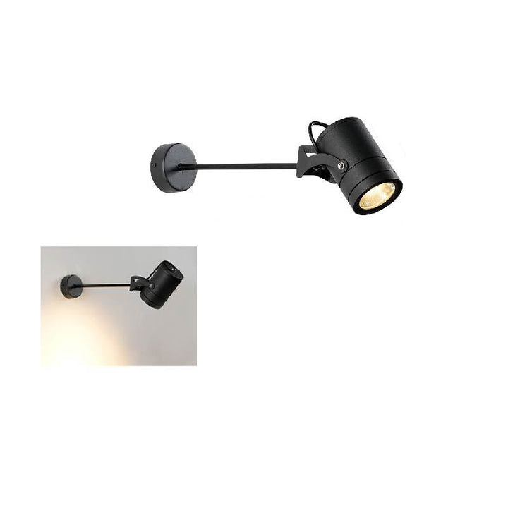 Moderne Einfachheit Wasserdicht Aluminium Eisen Verstellbare Zylinder Lange Stange LED Wandleuchte Lampe Für Außenpatio