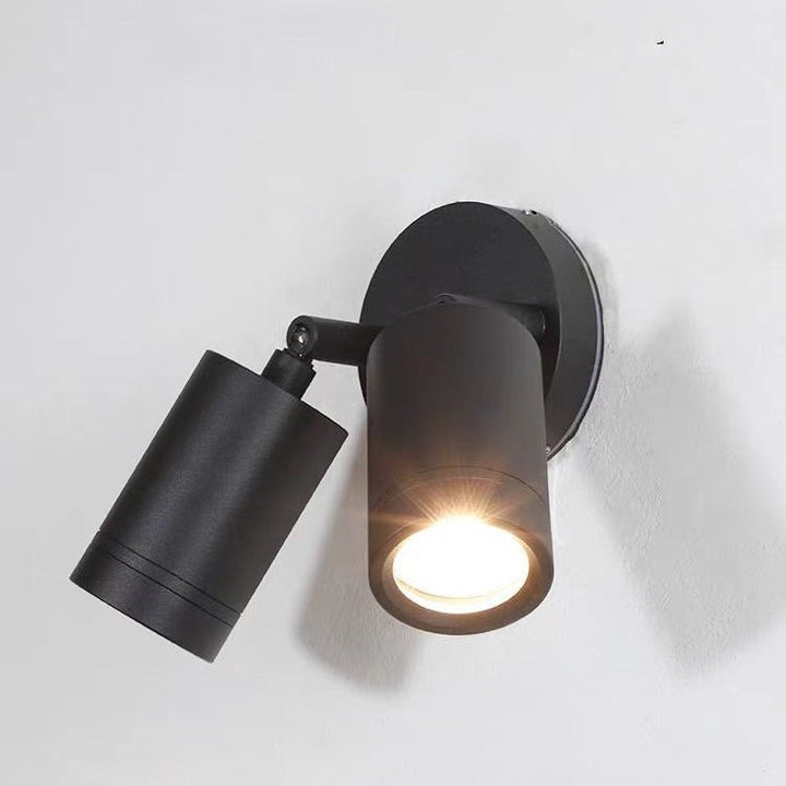 Moderne Einfachheit Wasserdicht Aluminium Eisen Verstellbare Zylinder Lange Stange LED Wandleuchte Lampe Für Außenpatio