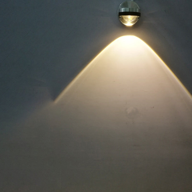 Moderne Einfachheit Aluminium Kristall Ball LED Wand sconces Lampe für Flur
