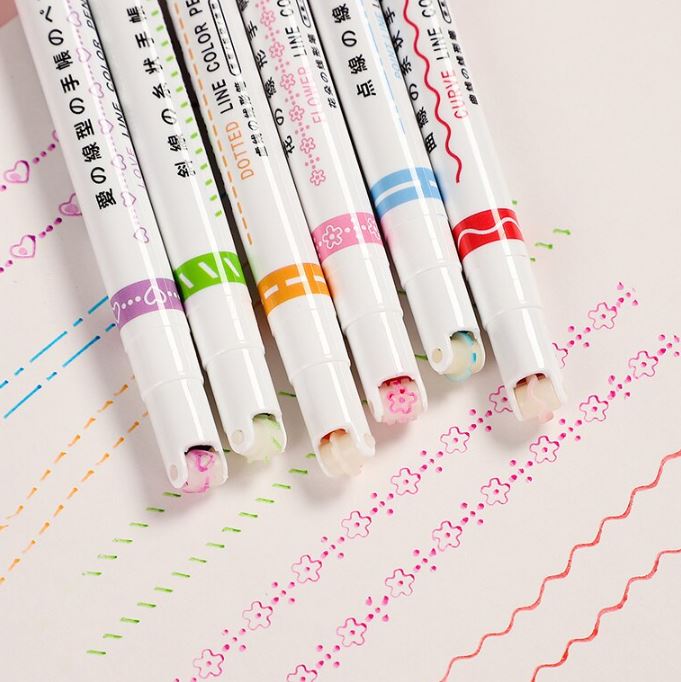 Fluoreszierende Zahlenmarker