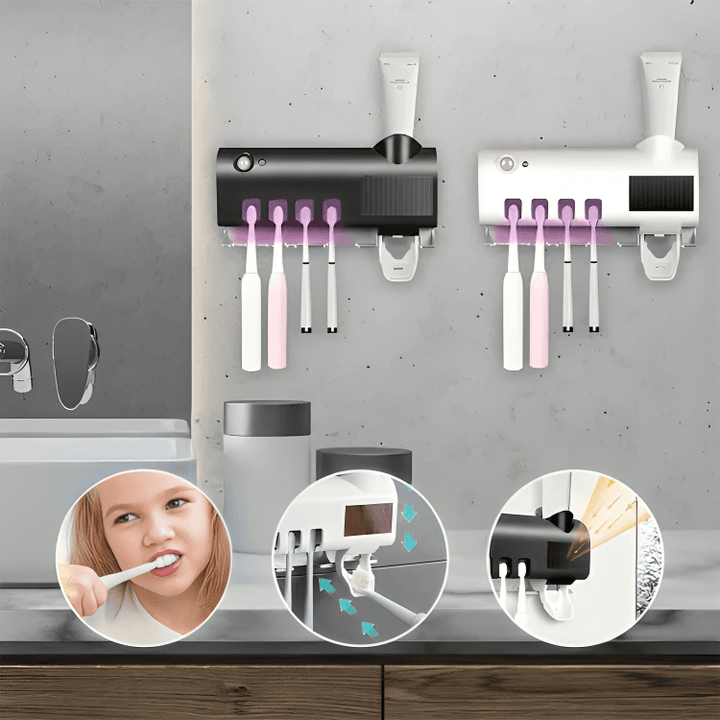 Smarte UV Zahnbürstenhalter