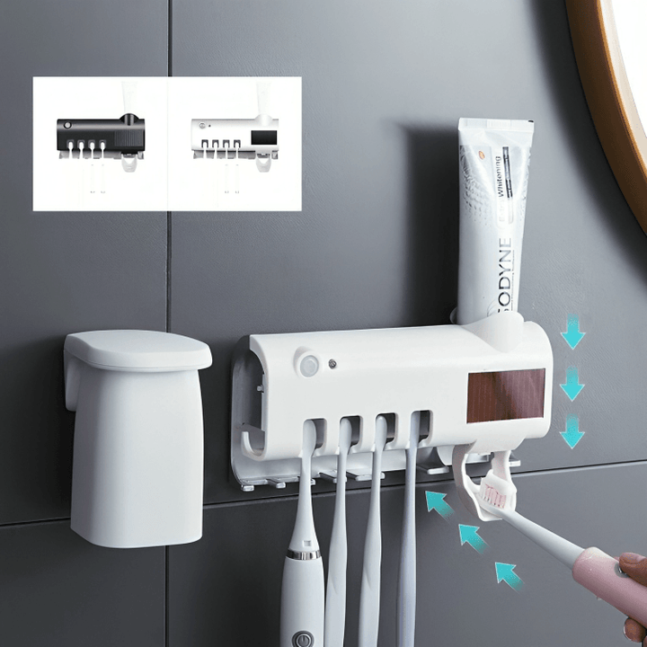 Smarte UV Zahnbürstenhalter