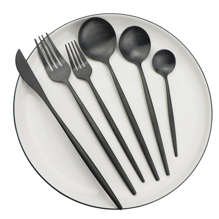 NIA - minimalistisches, luxuriöses 36-teiliges Besteckset - Besteck