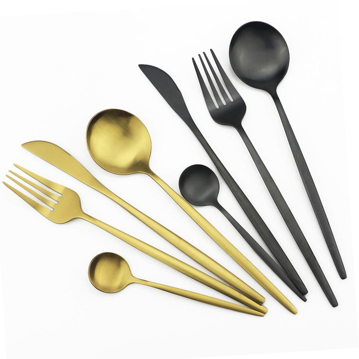NIA - minimalistisches, luxuriöses 36-teiliges Besteckset - Besteck
